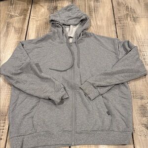 Eddie Bauer Men's Gray Zip-Up Sweater